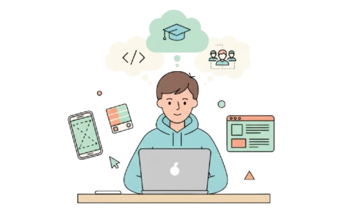 Person reading in a library (or similar location full of books)